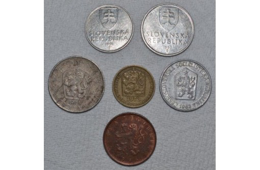 Монеты чехии и словакии - Антиквариат, коллекции в Симферополе