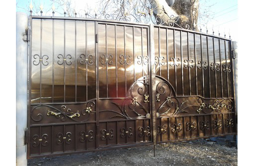 Ворота, металлические, кованые, из профнастила Севастополь, Северная сторона - Заборы, ворота в Севастополе