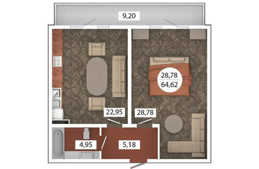 Продам 1- комнатную квартиру 65 м2 в ЖК «Castle Houses» - Квартиры в Симферополе