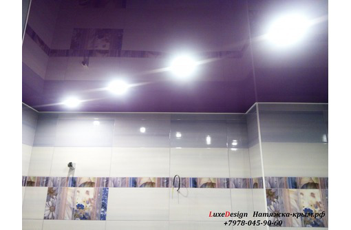 Натяжные потолки в ванную комнату-правильный выбор - Натяжные потолки в Джанкое
