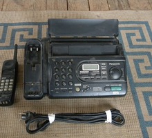 Телефон-Факс с радиотрубкой.Panasonic KX-FTC47BX,в хорошем состоянии. - Стационарные телефоны в Крыму