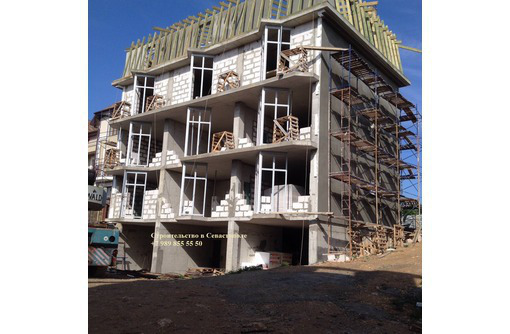 Строительство домов под ключ в Севастополе - строим из ракушечника и газобетона - Строительные работы в Севастополе