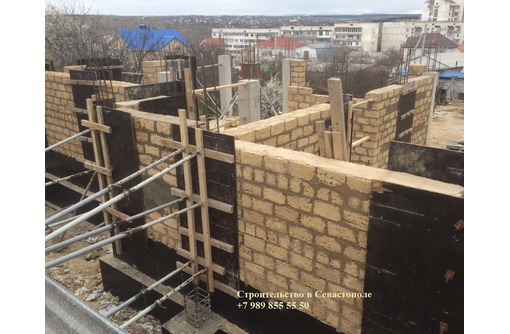 Строительство частных домов в Севастополе из ракушечника (ракушки / ракушняка) - Строительные работы в Севастополе