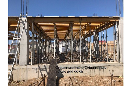 Монолитное строительство в Севастополе: фундаменты, плиты перекрытия, подпорные стенки, колонны - Строительные работы в Севастополе