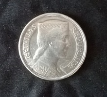 Продам монету 5лат 1929г. серебро. - Антиквариат, коллекции в Крыму
