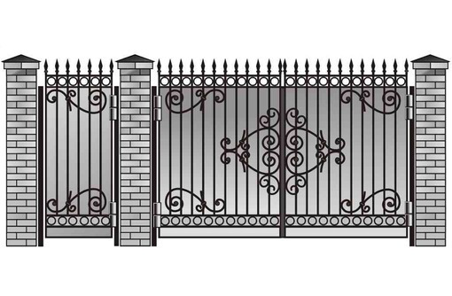 Изготовление ворот, навесов, металлических дверей, решеток - Заборы, ворота в Симферополе