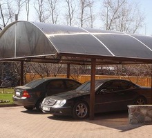 Изготовим и установим навес из поликарбоната для Вашего автомобиля, ворота - Металлические конструкции в Симферополе