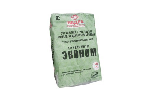 Клей для плитки Недра . 25 кг - Отделочные материалы в Севастополе