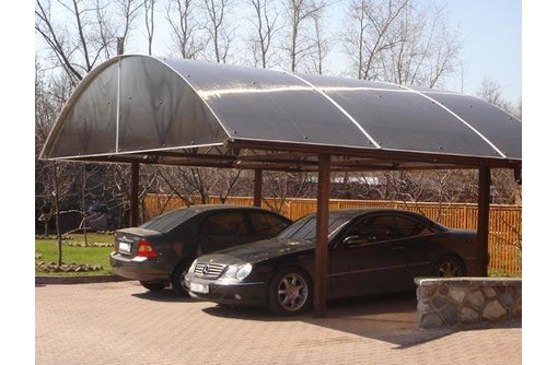 Изготовим и установим навес из поликарбоната для Вашего автомобиля, ворота - Металлические конструкции в Ялте