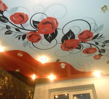 Комбинированные натяжные потолки-спайка полотен - Натяжные потолки в Симферополе