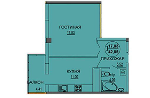 Продается 1-комнатная квартира, г. Симферополь, ул. Севастопольская - Квартиры в Симферополе
