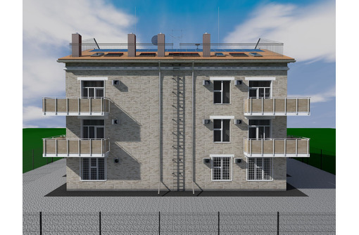 Проект трехэтажного дома на 9 квартир - Услуги по недвижимости в Севастополе