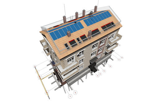Проект трехэтажного дома на 9 квартир - Услуги по недвижимости в Севастополе