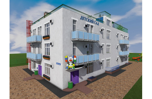 Проект трехэтажного детского сада на 50-60 детей с дневным пребыванием - Услуги по недвижимости в Севастополе
