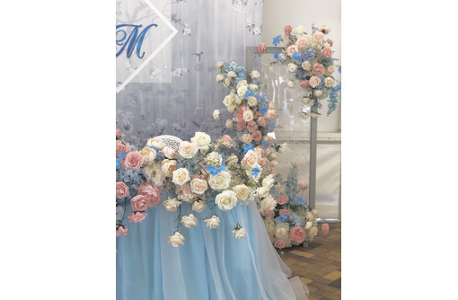 Оформление свадьбы, выездная регистрация, фотозона, декор стульев, композиции на столы гостей - Свадьбы, торжества в Севастополе