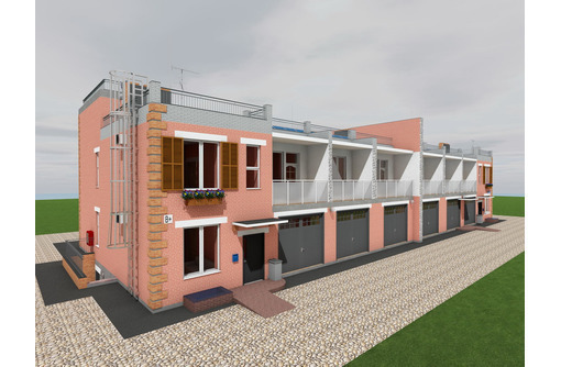 Проект двухэтажного сейсмостойкого блокированного дома (дуплекса) с эллингом - Услуги по недвижимости в Севастополе