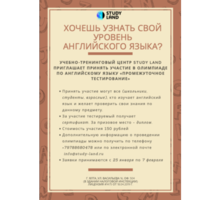 Тестирование на знание английского языка - Языковые школы в Крыму