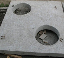 Плита опорная ПО-1 с двумя отверстиями d 700 - ЖБИ в Крыму