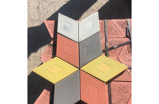 Тротуарная плитка "Ромб" 3D-эффект. Доставка есть - Кирпичи, камни, блоки в Белогорске