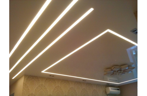 Световые линии на натяжном потолке - Натяжные потолки в Севастополе