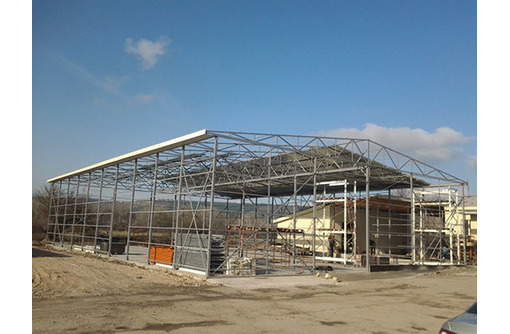 Строительство изготовление металлоконструкций для зданий ангары фермы павильоны теплицы - Строительные работы в Севастополе