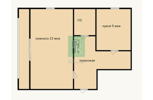 Продам 1-к квартиру 46.8м² 3/9 этаж - Квартиры в Севастополе