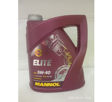 Моторное масло Mannol Elite 5W40 (4Л) - Моторные масла и жидкости в Крыму