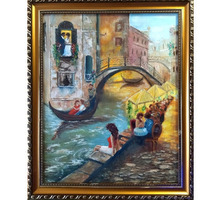 Картина маслом "Романтичная Венеция" - Предметы интерьера в Севастополе
