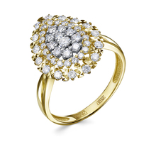 Кольцо с 47 бриллиантами - Ювелирные изделия в Севастополе