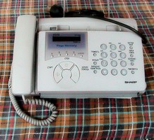 Факсимильный аппарат Sharp, модель FO-51, бу, в отличном состоянии - Стационарные телефоны в Крыму