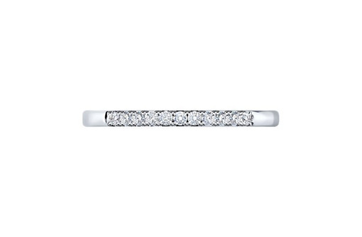 Обручальное кольцо из белого золота с 11 бриллиантами - Ювелирные изделия в Севастополе
