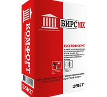Клей для пенопласта и пенополистирола 25 кг Комфорт БирсМикс - Отделочные материалы в Симферополе