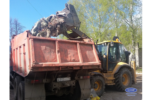 Вывоз мусора, строймусора /грузчики/ погрузчик экскаватор, бобкэт - Вывоз мусора в Севастополе