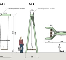 Металлоконструкции для парков ,площадей: качели , ограждения урны - Металлические конструкции в Феодосии