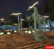 Качели с подсветкой – это уникальный и стильный элемент декора парка, сквера, площади города. - Металлические конструкции в Судаке