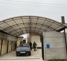 Навесы из Поликарбоната сотового Polygal - Металлические конструкции в Крыму