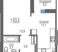 Продажа 1-к квартиры 34.5м² 5/8 этаж - Квартиры в Феодосии