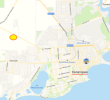 53,6 га по Мирненской трассе, вблизи Евпатории. - Участки в Евпатории