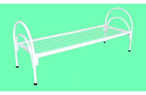 Кровати одноярусные металлические, кровати металлические двухъярусные, кровати для больниц, оптом - Мягкая мебель в Алупке