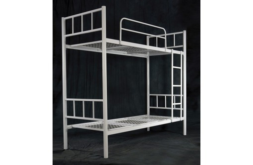 Железные двухъярусные кровати для бытовок, кровати для общежитий, кровати для интернатов - Мягкая мебель в Евпатории