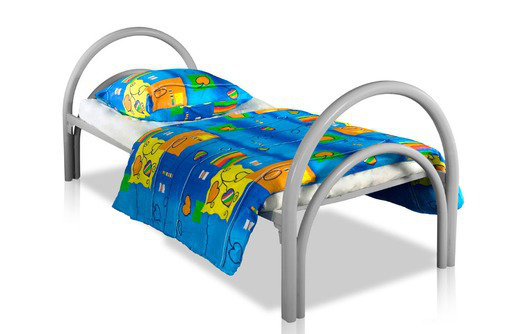 Металлические кровати для пансионата, детских лагерей, кровати армейские, кровати одноярусные оптом - Мягкая мебель в Севастополе