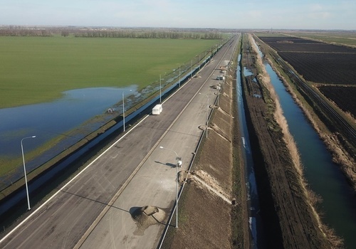 Новая трасса от Крымского моста до Краснодара будет полностью освещена