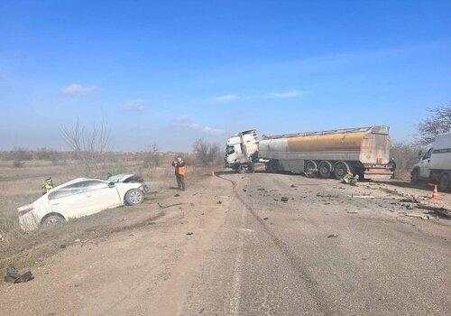 В Крыму в результате ДТП погиб водитель автомобиля KIA RIO
