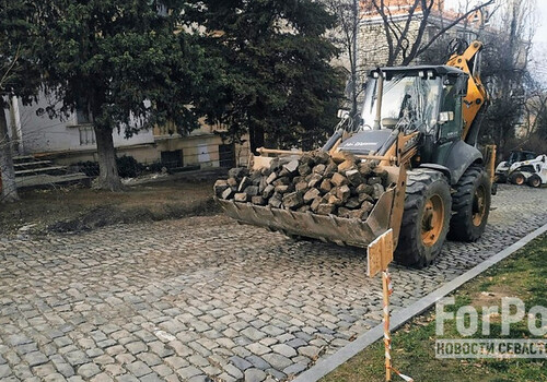 Брусчатку у улицы Ленина переложат во время реконструкции городского кольца Севастополя