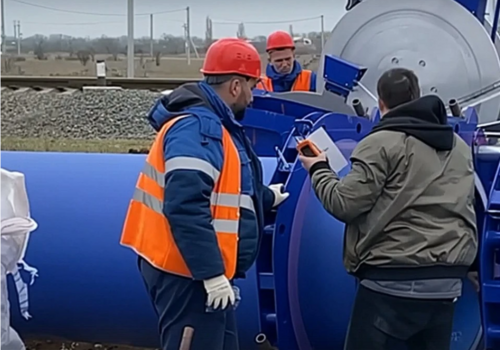Капитальный ремонт водовода идет в Сакском районе Крыма
