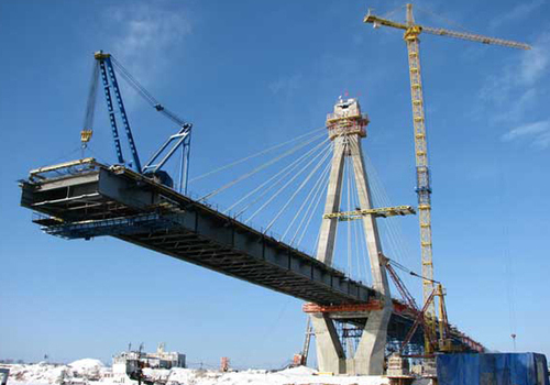 Строительство моста через Керченский пролив продолжается (ВИДЕО)
