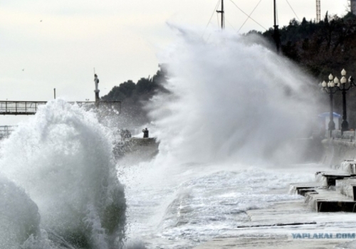 В Крыму неделя начнется с ураганным ветром и ливнями
