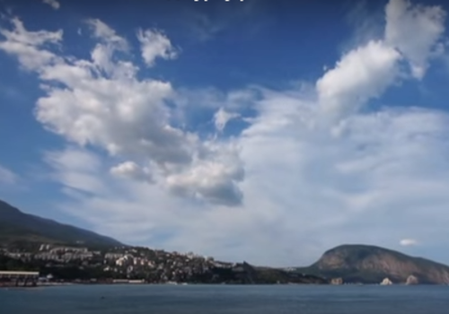 Волшебные облака над Гурзуфом - видеорепортаж
