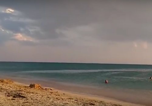 У побережья Крыма зафиксировали опасное течение (видео)