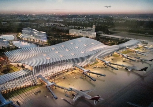 Фотофакт: каркас нового аэропорта Симферополя уже готов
